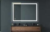 ZUN 32" X 24" LED Vanity Mirror with Dimmable Touch & Wall Switch Control, Anti-Fog, CRI 90, Adjustable W1920P199509