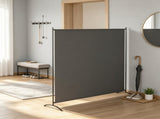 5.9ft Freestanding Outdoor Privacy Screen UPF30 Room Divider Panel, Dark Gray 57977555
