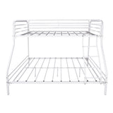 Twin-Over-Full Metal Bunk Bed, Heavy Duty Bunk Bed,Easy Assembly with Enhanced Upper-Level W840140153