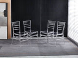 Wedding chair,dining chair,set of 4,plastic seat W234P167936