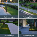 ZUN Solar Outdoor Light Pathway Dusk to Dawn Garden Lighting W2181P169887