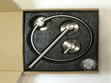 High Quality Rustproof 304 Stainless Steel Brushed Silver Polishing Bathroom Accessories Set Robe 36588687