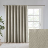 Printed Heathered Blackout Window Patio Panel B03599823