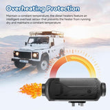 Diesel Heater 8KW 12V-24V Portable Diesel Air Heater with Muffler, Remote Control, LCD Monitor, Fast 14760350