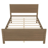 ZUN Wood Platform Bed Frame with Headboard, Mattress Foundation with Wood Slat Support, No Box Spring 71677590