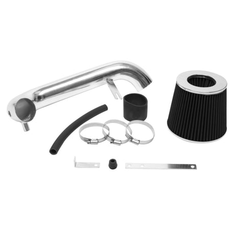 ZUN 2.5" Intake Pipe With Air Filter for Honda Civic 2001-2005 1.7L AT/MT Racing Black 34740969