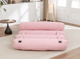 Adjustable Floor Sofa, Corduroy Lazy Sofa with Adjustable Straps for Versatile Configurations, W1170P365606