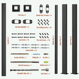 Hand Rails for Outdoor Steps, 2-3 Step Handrail 2 Pack T3210P298172