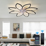 35.4In Ceiling Fan with Lights, Remote Control 3 Color Temperatures,6 Gear wind Speed Fan Light W1962P291769