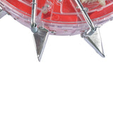 Red Manual Seeder Hand-Push Garden Seeder Roller Seeding and Fertilizer Applicator, Row Corn 75742426