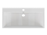 24 Inch Bathroom Vanity Sink Top,Ceramic Basin,2.6-inch Thickened Ceramic Basin,Does Not Include W3151P374492
