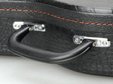 26" Tenor Python Pattern Leather Ukulele Case Black 14670546