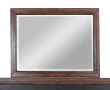 Landscape Mirror, No Assembly Required, Rustic Buckeye Finish B108P163824