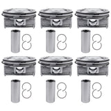 6Pcs Pistons Kit For Jeep Grand Cherokee VW Routan Chrysler 200 300 Town & Country Dodge Durango Ram 16662447