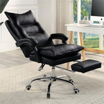 ZUN Contemporary Office Chair Upholstered 1pc Comfort Adjustable Chair Relax Office Chair Work Black B011P214981