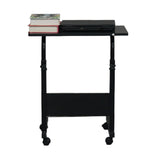 Removable P2 15MM Chipboard & Steel Side Table with Baffle Black 06319375