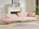 Modern Teddy Upholstered Accent Loveseat Sofa With Side Pocket,Folding Sleeper Sofa Bed With W1117P303443