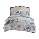 Full/Queen 3 Piece Cotton Printed Duvet Cover Set B03597363