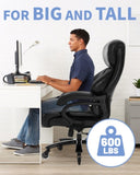 600LBS Large Heavy Duty Office Chair,Big and Tall Office Chair for Heavy People, High Back Executive T3697P339111