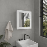 Luma Medicine Cabinet with Mirror Door 20.5" High Cabinet Organizer with Two interior Shelves for B070P234354