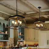 (Same as W1340111202/L1008) Farmhouse Chandelier 4-Light Vintage Antique Chandeliers Light Fixture W1340P206638