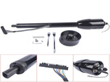 28" Black Stainless Tilt Steering Column Manual Floor Shift No Key with Adapter 71906800