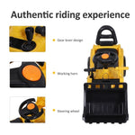 ZUN 3 in 1 Ride On Toy Bulldozer Digger Tractor Pulling Cart 07316988