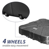 Patio Umbrella Base with Wheels, Water & Sand Filled Weighted Base for Most Cantilever Offset W1859P304053