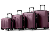 Curved Vertical Stripes 4-in-1 Trolley Case - Violet 83364795