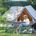 ZUN Portable Camping Table and Chairs / Dining Table （Prohibited by WalMart） 05268967