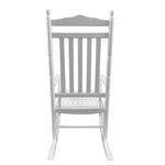 ZUN BALCONY PORCH ADULT ROCKING CHAIR - WHITE W2297P143351