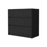 ZUN Black 3-Drawer Dresser B062P175076