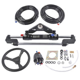 HO5124 468 Complete Marine Hydraulic Steering System w/ 2 x 24ft Hoses 08765647