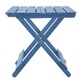 Folding Square Table Patio Outdoor solid wood Table for Backyard, Balcony, Portable Design 86627518