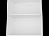 White 5-Shelf Slim Bookcase B062P175814