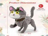 Holiday decoration 3D cute cat with LED lights 09458148