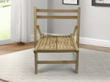 Furniture Slatted Wood Folding Special Event Chair - Wood, Set of 4, FOLDING CHAIR, FOLDABLE STYLE 51286752