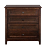 ZUN Solid Wood spray-painted drawer dresser bar,buffetware cabinet lockers buffet server console W679103292