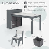 3 Years Kids Art Table & Chairs Set,Kids Activity Table1 Table 2 Chairs 31224700