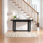 ZUN Modern Wood Entryway Console Table Sofa Table, Long Entryway Table for Hallway Living Room Foyer 59069358