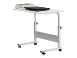 Removable E1 15MM Chipboard & Steel Side Table with Baffle White L 82570367