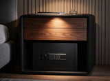 1.7 Cubic Foot Hidden Home Safe with Fingerprint & Digital Keypad Lock, Black, No Assembly Required 46207444