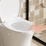 1.1/1.60 GPF Dual-Flush One Piece Toilet,Button on Tank top S-trap, Water-Saving Elongated Comfort W3192P277905