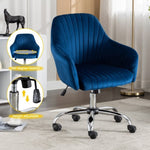 ZUN Accent chair Modern home office leisure chair with adjustable velvet height and adjustable casters W1521108570