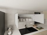 Wall Cabinet, 2 Doors, White B097P350281