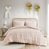 King/Cal King Clip Jacquard Comforter Set B035129817