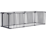 200" Adjustable Safety 8 Panels Play Yard Metal Doorways Fireplace Fence Christmas Tree Fence 11210587
