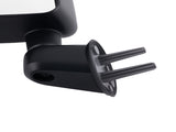 Left Manual Mirror Textured fit for Jeep Wrangler Unlimited 2007-2018 Black 56251151