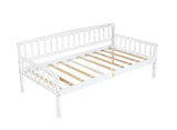 Twin-size Pine Wood Daybed with two Storage Drawers, Sofa Bed with Bed Platform of 10 Support W504P181787