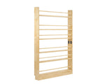 6 Tier Behind The Door Bookshelf, Wooden Kids Bookshelf with Open Storage, Wall Mount Shelve & 28329247